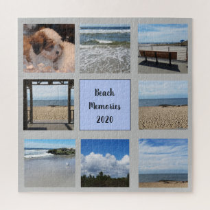 Beach Memories Collage Square Legpuzzel