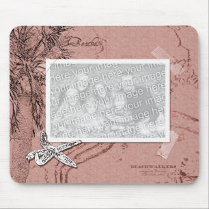Beach Memories Foto Lijst Mousepad Muismat