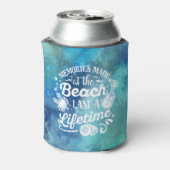 Beach Memories last a life time Blikjeskoeler (Blikje Achterkant)