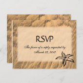 Beach Menu RSVP (Voorkant / Achterkant)