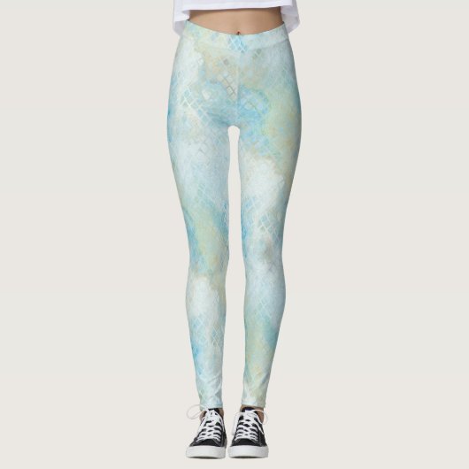 Beach Mermaid Dream Pattern-Leggings Leggings (Voorkant)