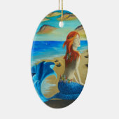 Beach Mermaid Ornament Siren Ornament (Rechts)