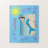 Beach Mermaid Sitting Thunder_Cove Legpuzzel (Verticaal)
