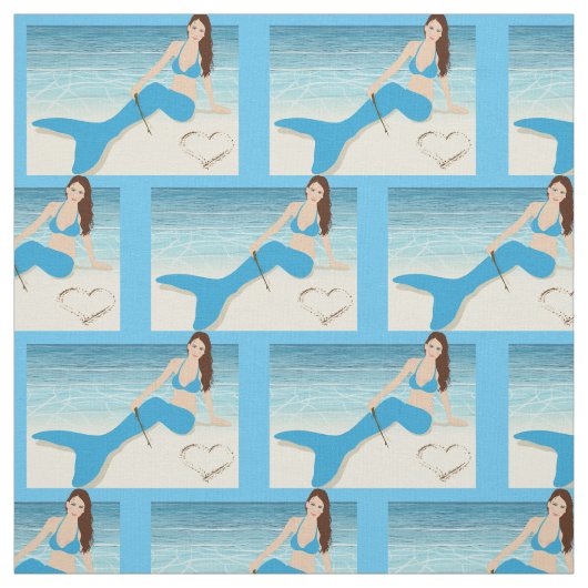 Beach Mermaid Sitting Thunder_Cove Stof (Swatch)