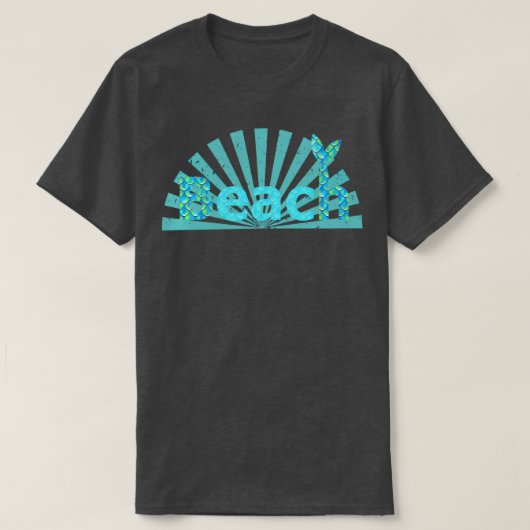 Beach Mermaid Tail T-shirt (Design voorkant)