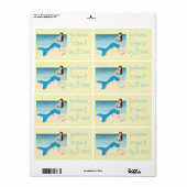 Beach Mermaid Valentijn Thunder_Cove Etiket (Full Sheet)