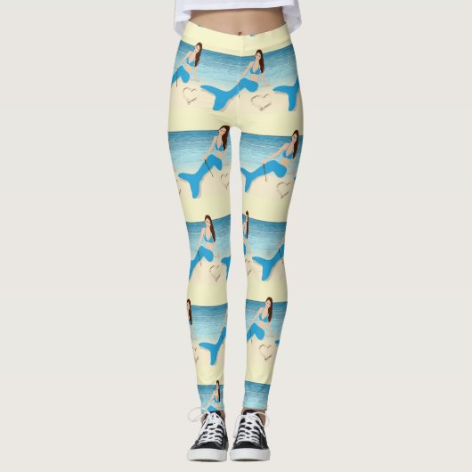 Beach Mermaid Valentijn Thunder_Cove Leggings (Voorkant)