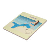 Beach Mermaid Valentijn Thunder_Cove Tegeltje (Zijkant)
