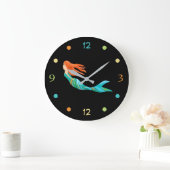 Beach Mermaid Wall Decor Grote Klok (Huis)
