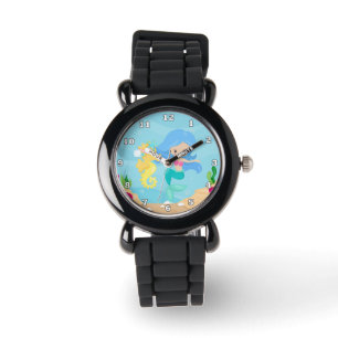 Beach mermaïde meisjes schattig horloge