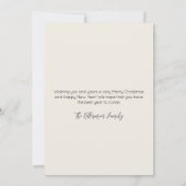 Beach Merry Christmas Feestdagenkaart (Achterkant)