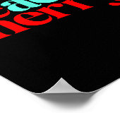 Beach Merry Christmas Funny  Poster (Hoek)