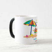 Beach Mind, Happy Heart Summer Magische Mok (Voorkant links)