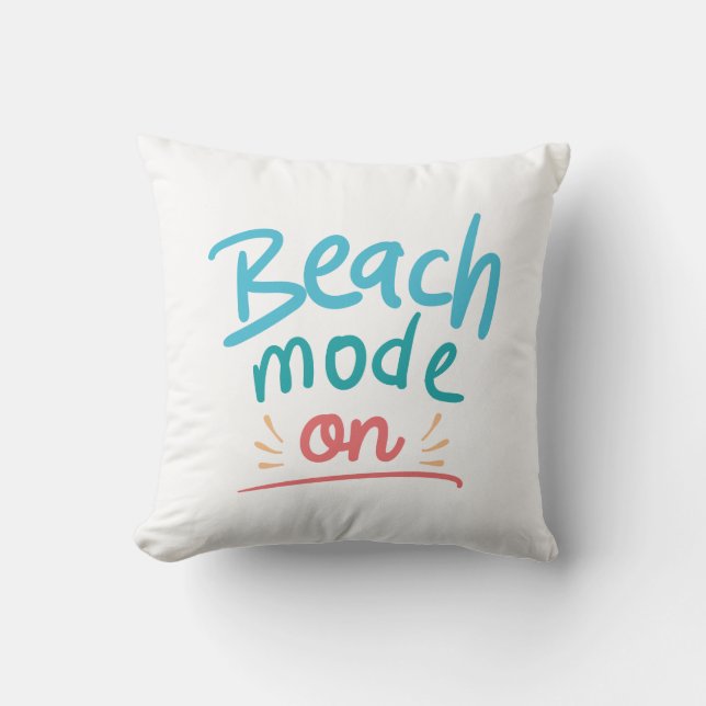 Beach Mode On Kussen (Voorkant)