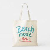 Beach Mode On Tote Bag (Achterkant)