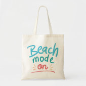 Beach Mode On Tote Bag (Voorkant)
