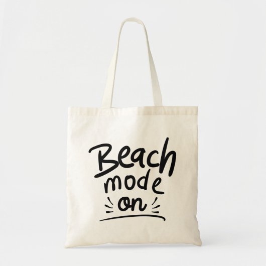Beach Mode On Tote Bag (Voorkant)
