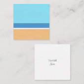 Beach Modern Note Card Notitiekaartje (Voorkant / Achterkant)