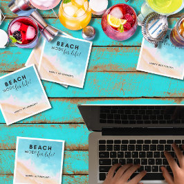 Beach-modus voor leven | Pensionering | Persoanise Servet