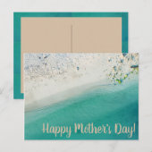 Beach Moederdag Briefkaart (Voorkant / Achterkant)