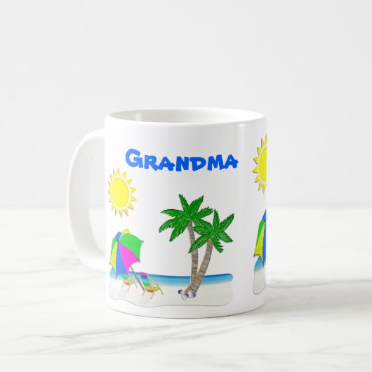 Beach Mokken, gepersonaliseerde Grandma Mokken (Voorkant links)