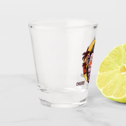 Beach Monkey, aangepast glas (Links)