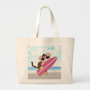 Beach Monkey Canvas tas