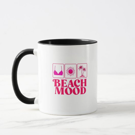 Beach Mood Tropische Koffie Mok – Summer Vibes (Links)