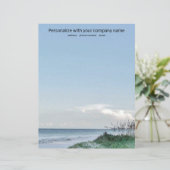 Beach Morning Briefpapier (Staand voorkant)