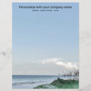 Beach Morning Briefpapier