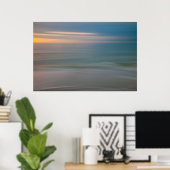 Beach Motion Blurred Abstract | Florida, Verenigde Poster (Thuiskantoor)