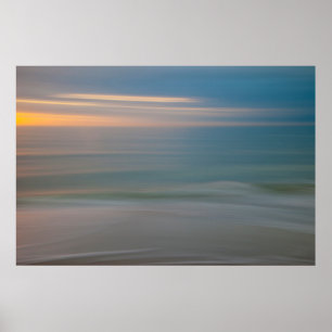 Beach Motion Blurred Abstract   Florida, Verenigde Poster