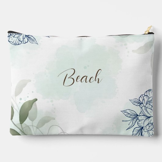 Beach Mountain Golf Reizen Floral Etui (Achterkant)