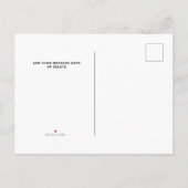 Beach Moving Announcement Briefkaart (Achterkant)