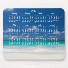 Beach Muismat Kalender 2019