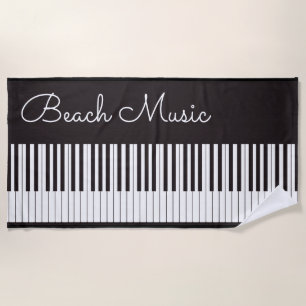 Beach Music Piano Theme Strandlaken