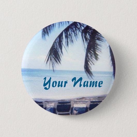Beach Name Button (Voorkant)