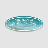 Beach Nametag Naamplaatje (Voorkant)