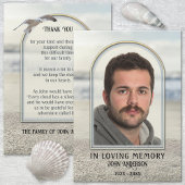 Beach Natuur Foto Sympathie Hartelijk dank Bedankkaart