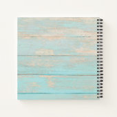 Beach Nautical Anchor Monogrammed Spiral Notitiebo Notitieboek (Achterkant)