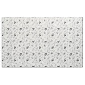 Beach Nautical Ocean Theme Black and White Ink Stof (Yard (91,4 cm))