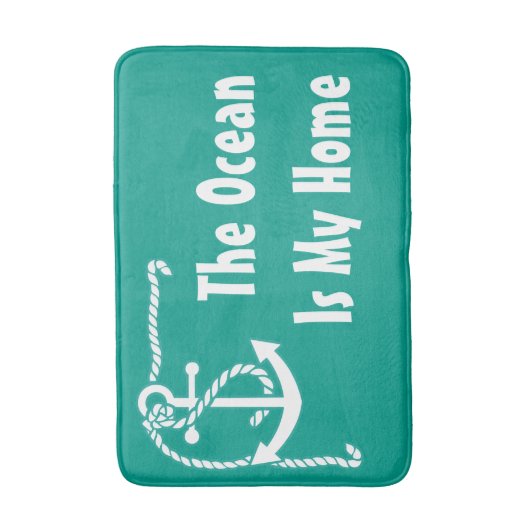 Beach Nautical Thema Badmat (Voorkant Verticaal)