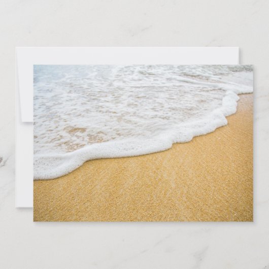 Beach New Years Eve Party Invitation Kaart (Achterkant)