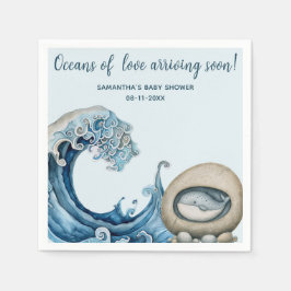 Beach Ocean baby shower Servet