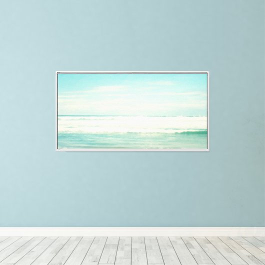 Beach Ocean Canvas Afdruk (Insitu (Houten vloer))
