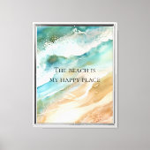 Beach Ocean Canvas Afdruk (Voorkant)