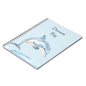 Beach Ocean Dolphin Notitieboek (Linkerzijde)