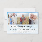 Beach Ocean Foto Begrafenissympathie Dank u Bedankkaart