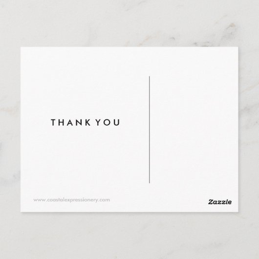 Beach Ocean Honu Schildpadden Dank u Briefkaart (Achterkant)