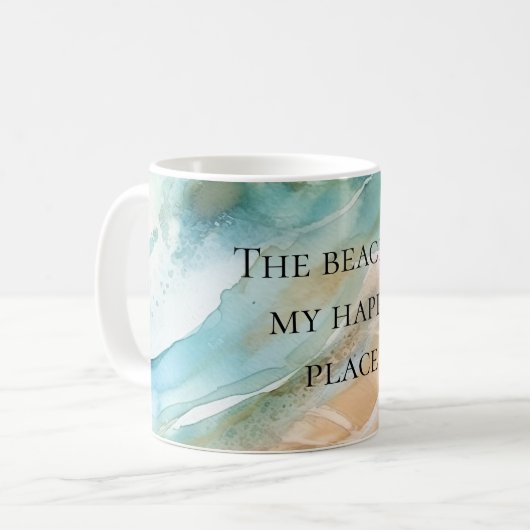 Beach Ocean Koffiemok (Voorkant links)